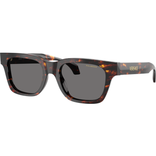 Versace Mand VE4486 550981 Solbriller Acetat Skildpadde Grå Firkantet Polariseret