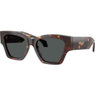 Versace Kvinde VE4492U 108/87 Solbriller Acetat Brun Grå Firkantet Normal