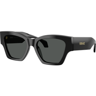 Versace Kvinde VE4492U GB1/87 Solbriller Acetat Sort Grå Firkantet Normal