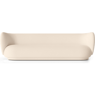 Ferm Living Rico Wool Boucle 4-personers Sofa Offwhite - 4-sæders sofaer + Uld Bouclé Off-White - 1104265200