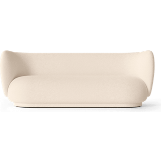 Ferm Living Rico sofa bouclé 3 personer Wool bouclé offwhite