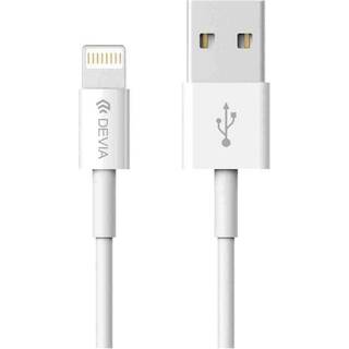 Devia kabel Smart EC080 USB - Lightning 2,0 m 2,1A vit