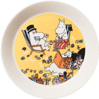Moomin Arabia Family Time mumitallerken Ø19,5 cm