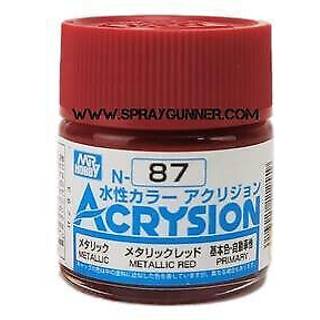 Mr Hobby -Gunze Acrysion (10 ml) Metallic Red