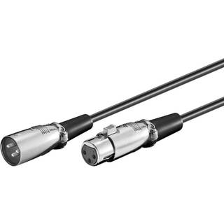 Luxorparts Balanceret XLR-kabel - 1 m, Sort