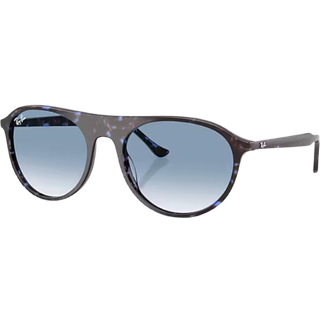 Ray - Ban Unisex RB2215 14303F Solbriller Acetat Blå Blå Firkantet Normal Skygge