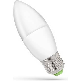 6W LED kertepære - C37, 160 grader, 230V, E27 - Dæmpbar : Ikke dæmpbar, Kulør : Varm