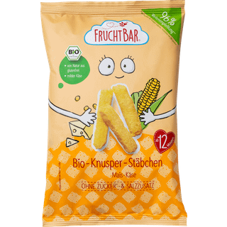 FruchtBar Økologisk sprød snackstick med majs og ost 431.67 DKK/1 kg