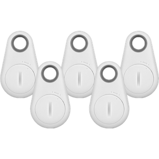 Bluetooth Nøglefinder Hvid - 5 stk
