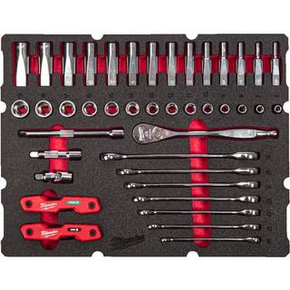 Skumindsats, 3/8" topnøgler mv., Packout-system
