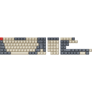 Keychron Cherry Profile Dye-Sub PBT Keycap set ISO Nordic - Carbon Vibe
