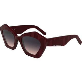 Karl Lagerfeld Kvinde KL6199S 601 Solbriller Acetat Bordeaux Rosa Firkantet Normal