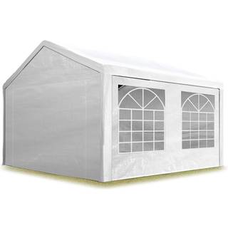 4x5m, Partytelt, PE-teltdug, hvid - (90110)