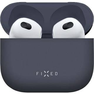 FIXED Silky Silicone case for Apple AirPods 4/4 ANC Blue