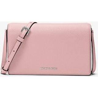 MK Jet Set Medium Pebbled Leather Crossbody Bag - Pink - Michael Kors - ONE SIZE