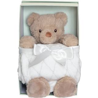 Teddykompaniet Svea Bamse med Tæppe i Gaveæske, Beige