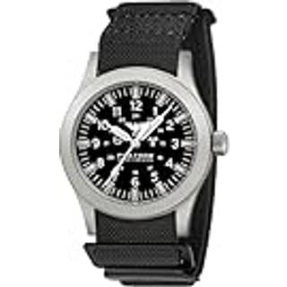 KHS PLASSF.DFB Herren-Armbanduhr Platoon Solar Stahl/Schwarz