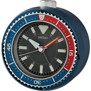 Seiko QHE207L Quarz Wecker Blau/Rot