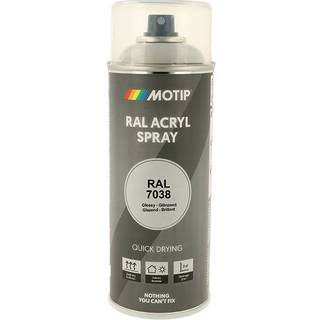 Spraymaling RAL 7038 Høj Glans Agata Grå Motip 07152 400ML