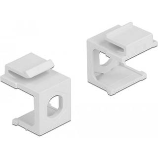 Delock Keystone støvlåg til patchpaneler - 4 stk - Hvid