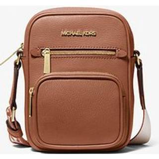 MK Jet Set Medium Leather Crossbody Bag - Brown - Michael Kors - ONE SIZE