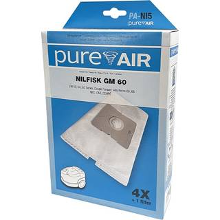 PureAir NI5 Nilfisk GM60 støvsugerposer