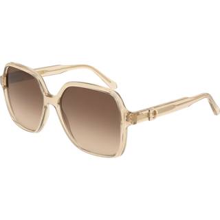 Ferragamo Kvinde SF2069SE 259 Solbriller Beige Firkantet Normal