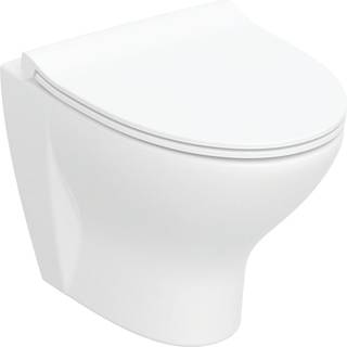 Ifø Spira Style, væghængt toilet inkl softclose sæde, rengøringsvenlig, hvid
