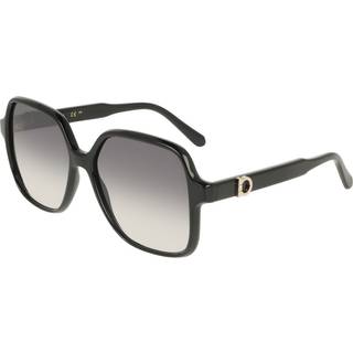 Ferragamo Kvinde SF2069SE 001 Solbriller Sort Firkantet Normal