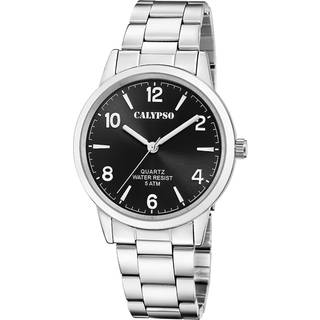 Calypso K5858/6 Herrenuhr Quarz Stahl/Schwarz