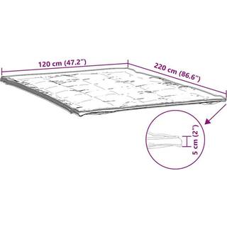 Madrasbeskytter Hvid - 120 x 220 cm