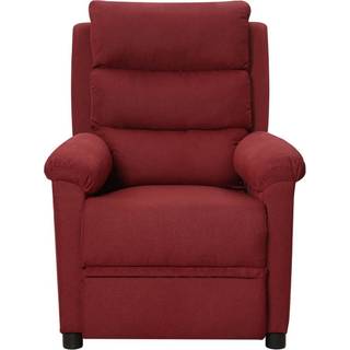 massagestol stof vinrød