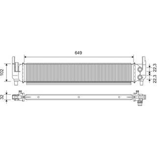 Køler, motorkøling VALEO 701362