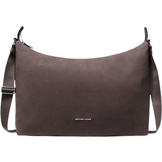 MK Hudson Nubuck Hobo Bag - Brown - Michael Kors - ONE SIZE