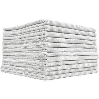 The Rag Company Edgeless Pearl Microfiberklud - Lysegrå / 1 stk