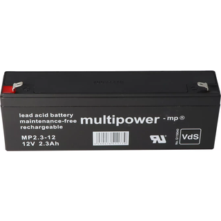 Multipower 12V - 2,3Ah (4.8 mm)