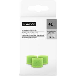 Suavinex Anatomical Nasal Aspirator Replacements reservemundstykker til næsesuger 12 stk. - 12 stk.