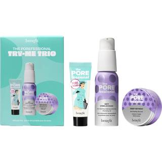 Benefit Cosmetics - The Porefessional Try-me Trio - Mini Renseolie, Lermaske Og Primer - Porefessional Try Me Trio 2025 Trial Set - For Women - Multi