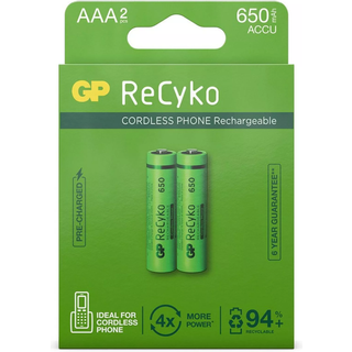 Batteri til GP Micro AAA 2er Blister 650mAh