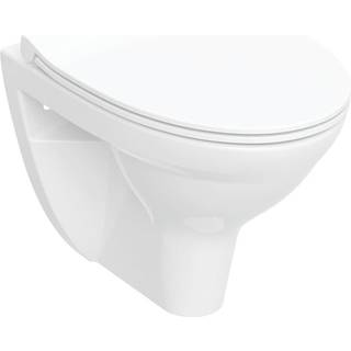Ifø Spira Classic, væghængt toilet inkl softclose sæde, rengøringsvenlig, hvid
