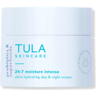 Tula Skin Care 24-7 Fugt intens ultra Hydrating Day & Night Cream-Ultra-nærende fugtighedscreme i rejsestørrelse til ansigt. Berolig hud oprethol