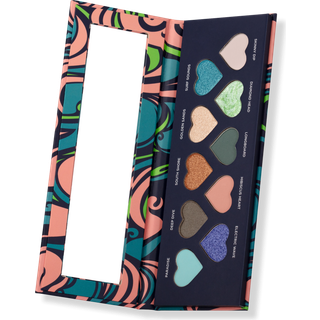 Pacifica Eyeshadow Palette - Waikiki Mineral Eyeshadow Blendable Shimmer & Matt Shades m/Velvet Matt Shimmer & Metallic Kakaosmr Infunderet Talc