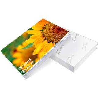 Foto papir 8x10 tommer h?jt blankt papir 50 ark (8x10 tommer)