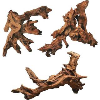Hamiledyi Akvarium Drivtmmer 3 STK Naturlig stamme Drivtmmer Assorterede Grene 8-12"""" Krybdyr Trdekor Terrarium Ornament Fisketank dekoration