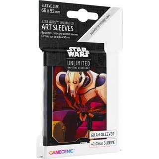 Star Wars Unlimited Art Sleeves, General Grievous - 60 stk - plastiklommer - Gamegenic