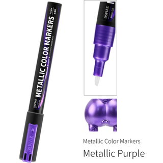 DSPIAE MKA Super Metallic Colour Master Marker - MKA-08 Super Metallic Color Markers - Metallic Purple