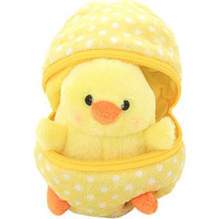 Plushland Plush Fyldt dyr 6 tommer lynl?s op ?g Hideaway Cute Yellow Pastel and Polka Dot Easter Colors Spring Inspired Gift til Girls and Boys B