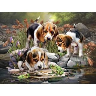 CEACO - Tom Wood - Baby Beagle Brothers - 300 överdimensionerade stycken pussel