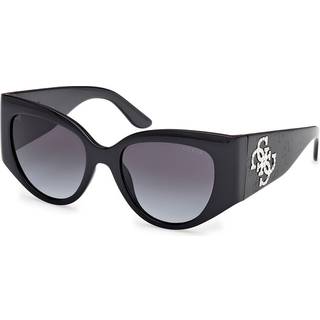 Guess Kvinde GU00202 01B Solbriller Injiceret Sort Røg Cat Eye Normal