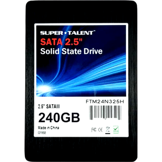 Super Talent Teranova 240 GB 2,5-tommer SATA 6GB/s Solid State Drive FTM24N325H